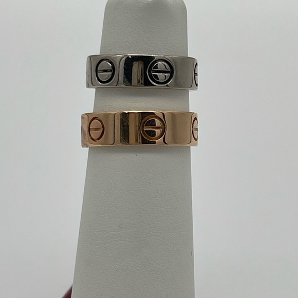 CARTIER LOVE RING ROSE GOLD SIZE 6 - Picture 4 of 6
